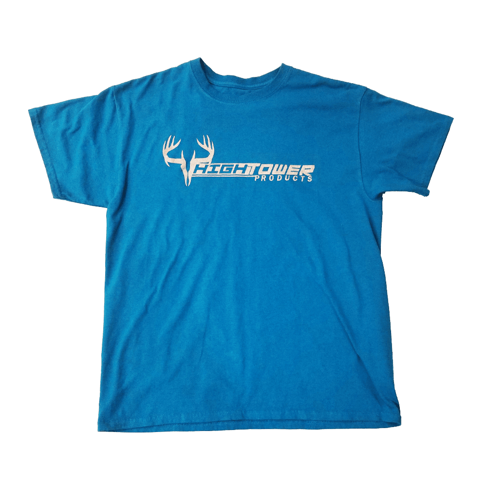 HIGH TOWER - WHITE ON BLUE